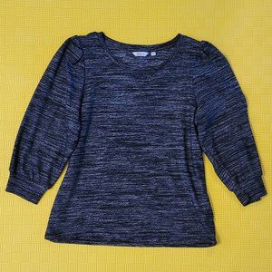 Knit Puff Sleeve Top